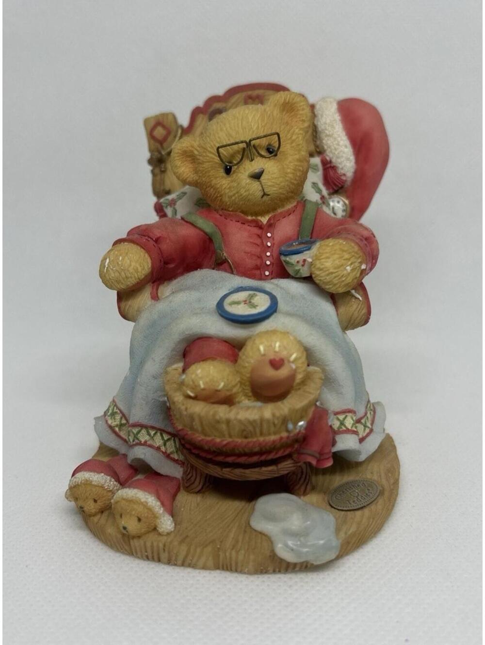 Cherished Teddies Santa A Little Holiday R & R 352713 Limited Edition Box